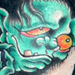 tattoo galleries/ - zombie samuri and skeleton koi tattoo